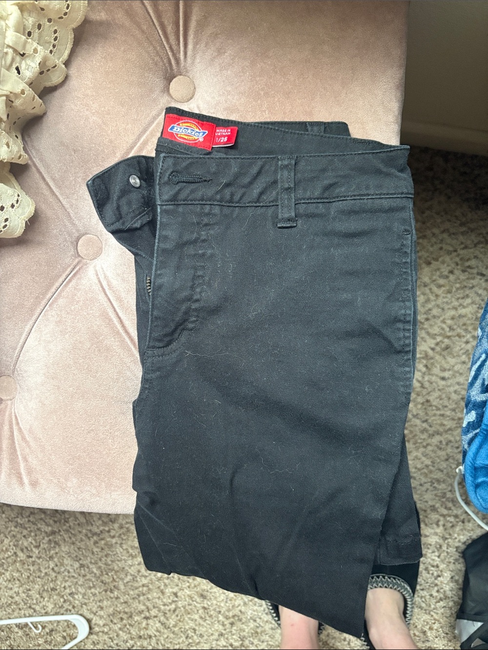 Dickies Black Straight-Leg Work Pants